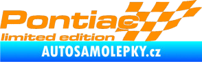 Samolepka Pontiac limited edition pravá oranžová