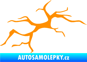 Samolepka Prasklina 001 oranžová