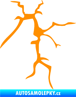 Samolepka Prasklina 002 oranžová