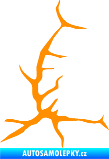 Samolepka Prasklina 006 oranžová