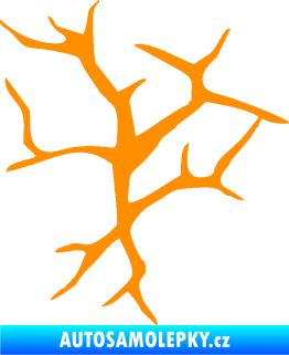 Samolepka Prasklina 008 oranžová