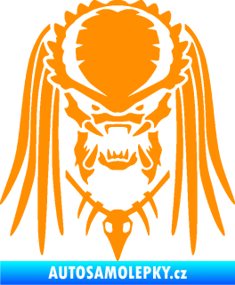 Samolepka Predátor 001  oranžová