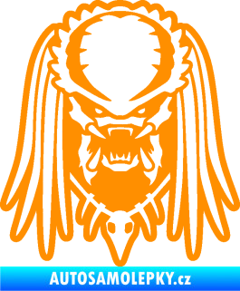 Samolepka Predátor 002 oranžová