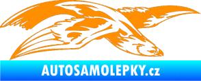 Samolepka Predators 032 pravá oranžová