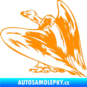 Samolepka Predators 042 levá sup oranžová