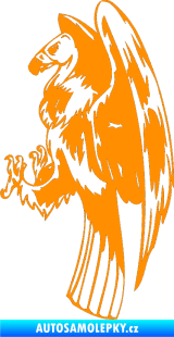 Samolepka Predators 050 levá oranžová