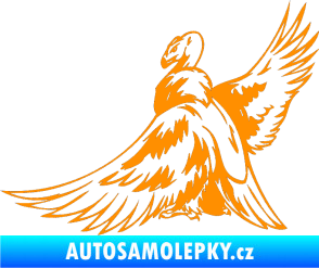 Samolepka Predators 071 levá sup oranžová