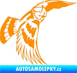 Samolepka Predators 081 pravá sova oranžová