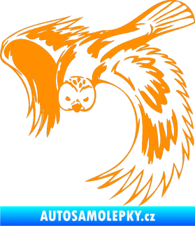 Samolepka Predators 085 levá sova oranžová
