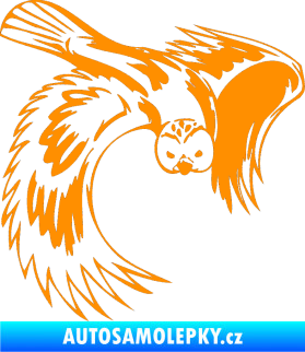 Samolepka Predators 085 pravá sova oranžová