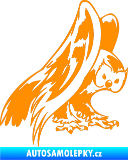 Samolepka Predators 097 pravá sova oranžová