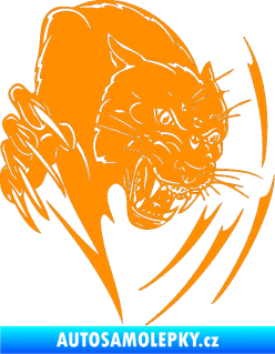 Samolepka Predators 111 pravá puma oranžová