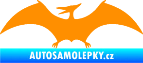 Samolepka Pterodactylus 001 levá oranžová