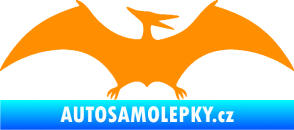 Samolepka Pterodactylus 001 pravá oranžová