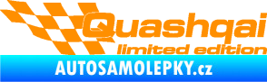 Samolepka Quashqai limited edition levá oranžová
