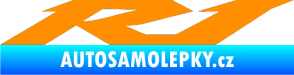 Samolepka R1 001 oranžová