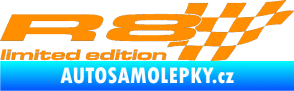 Samolepka R8 limited edition pravá oranžová