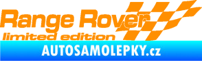 Samolepka Range Rover limited edition levá oranžová