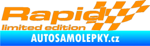 Samolepka Rapid limited edition pravá oranžová