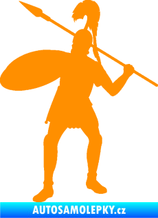Samolepka Římský voják levá oranžová