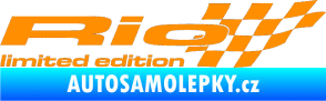 Samolepka Rio limited edition pravá oranžová