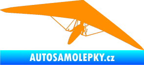 Samolepka Rogalo 001 pravá oranžová