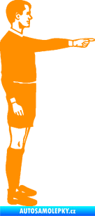 Samolepka Rozhodčí 003 pravá oranžová
