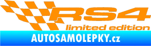 Samolepka RS4 limited edition levá oranžová