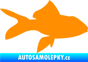 Samolepka Ryba 002 pravá oranžová