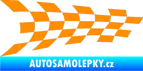 Samolepka Šachovnice 024 oranžová