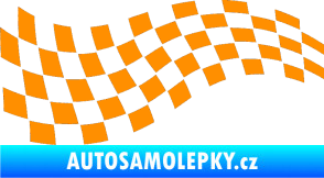 Samolepka Šachovnice 025 oranžová