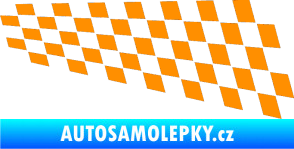 Samolepka Šachovnice 033 oranžová