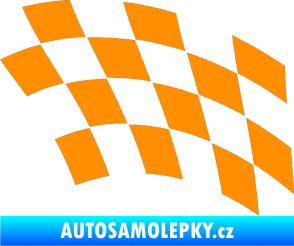 Samolepka Šachovnice 038 oranžová