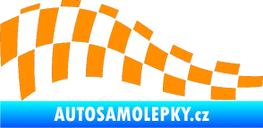 Samolepka Šachovnice 046 oranžová