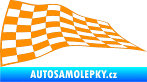 Samolepka Šachovnice 050 oranžová
