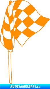 Samolepka Šachovnice 069 oranžová