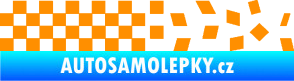 Samolepka Šachovnice 082 oranžová