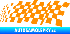Samolepka Šachovnice 083 oranžová