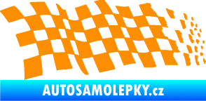 Samolepka Šachovnice 084 oranžová