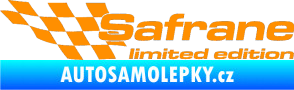 Samolepka Safrane limited edition levá oranžová