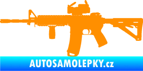 Samolepka Samopal 003 levá oranžová