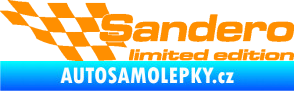Samolepka Sandero limited edition levá oranžová