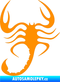 Samolepka Štír 002 levá oranžová