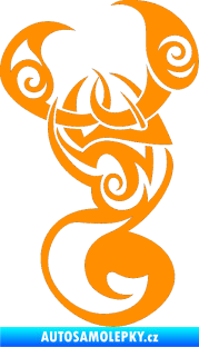 Samolepka Štír 009 pravá oranžová