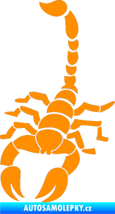 Samolepka Štír 011 pravá oranžová