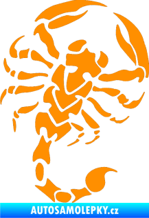 Samolepka Štír 016 levá oranžová