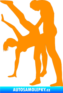 Samolepka Sexy siluety 013 oranžová