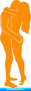 Samolepka Sexy siluety 028 oranžová