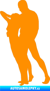 Samolepka Sexy siluety 035 oranžová