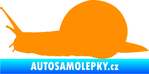 Samolepka Šnek 001 levá oranžová